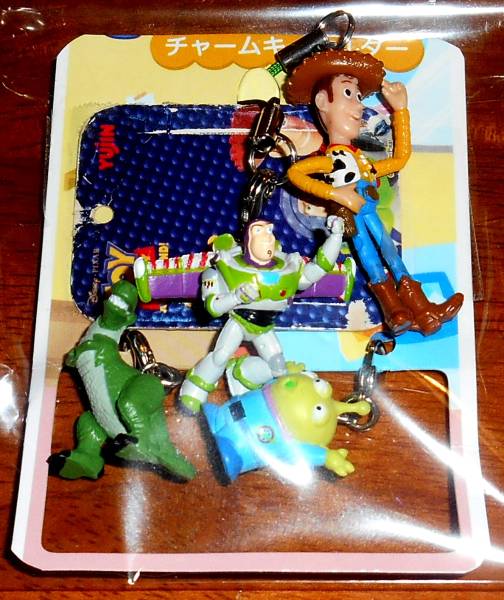 * Disney Toy Story strap & holder mascot 4 piece 
