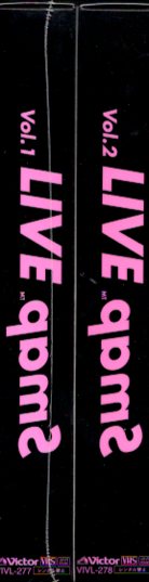● SMAP ( 木村拓哉・中居正広 ) [ LIVE ウラスマ ] 新品 未開封 ２本組 VHS 即決 ♪_画像3