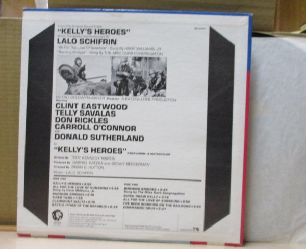 LALO SCHIFRIN/KELLY'S HEROS/ost/ネタ/maike curb/burning_画像2