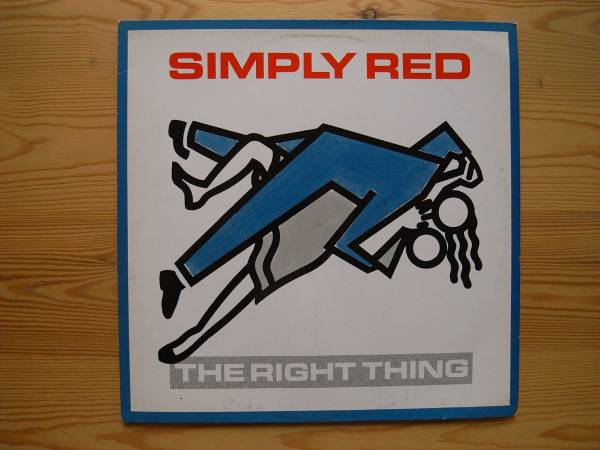 SIMPLY RED★シンプリー・レッド★THE RIGHT THING★12インチ盤_画像1