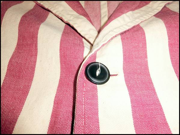 希少ヒッコリー珍品ジャケット ビンテージ60s60年代オリジナル太ボーダー囚人/weirdo_画像2