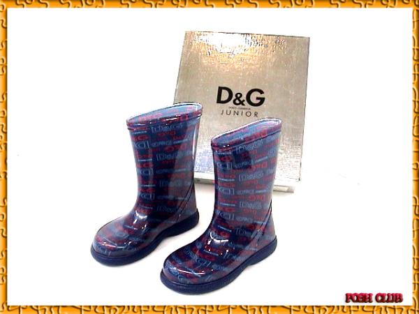 D&G* Dolce&Gabbana <61271> for children * boots * blue *24(15.5cm)