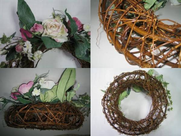 * lease rattan nature material art flower dry artificial flower resin *