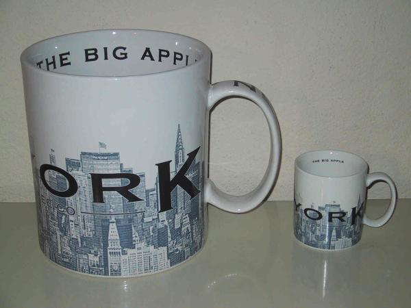 新品 2002年 米国スターバックス 8リットル 超巨大マグカップ 6kg ニューヨーク Starbucks 2-Gallon Huge Mug Cup New York