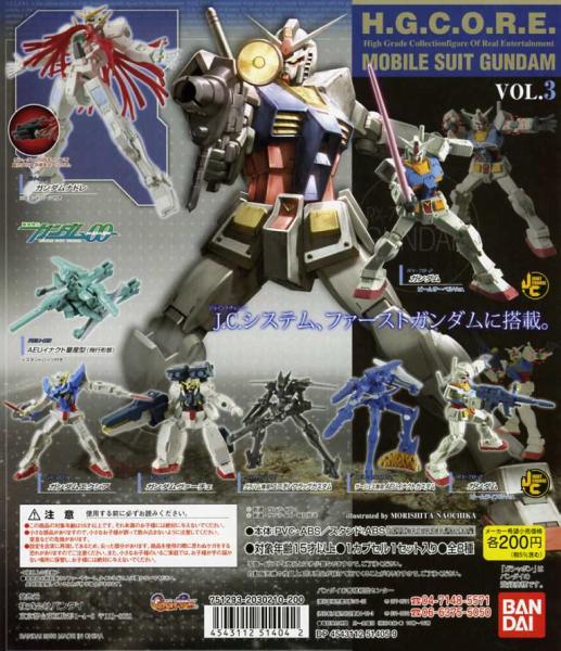 バンダイ 商品・サービスサイト | H.G.C.O.R.E.機動戦士ガンダム