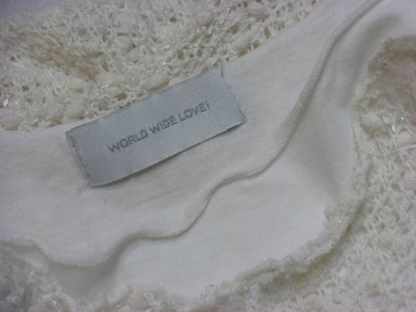 ワールドワイドラブ! レース 重ね著風(fēng)ワンピ WORLDWIDELOVE