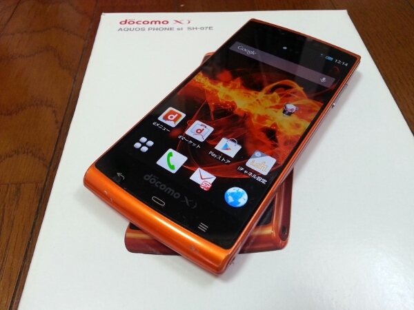 即落/即発!!美品 SH-07E AQUOS PHONE si オレンジ 携帯電話 即落/即発!!美品 SH-07E AQUOS PHONE si オレンジ 携帯電話