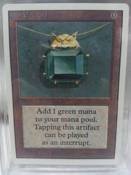 ●MTG● UN Mox Emerald(英語(yǔ) BGS 9)