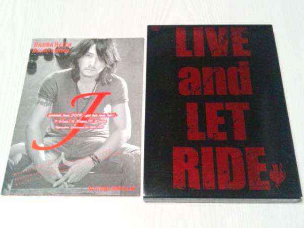 年末のプロモーション特価！ FC限定!J DVD LIVE and LET RIDEジェイ冊子付！LUNA SEA小野瀬潤 ミュージック