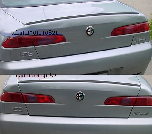  Alpha Romeo 156 rear trunk spoiler original color painted / lip wing diffuser aero 