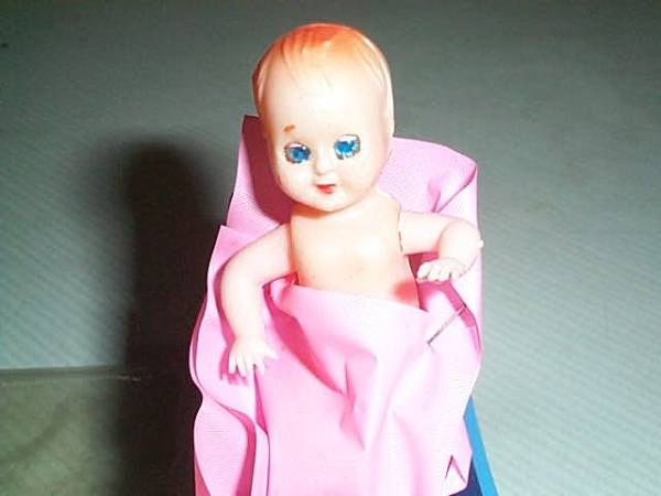 【BABY　DARLING　（目が開閉する人形）タグ付き70年代】⑥_画像2
