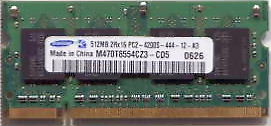 [SAMSUNG]512MB-PC2-4200S-200pin SO-DIMM