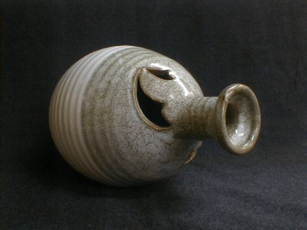 ..... резьба по дереву бутылочка для сакэ type 26.5x14.5cm 1.6kg керамика производства украшение украшение 