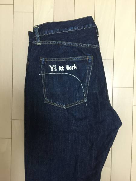 Y's At Work ヨウジ SPOTTED HORSE ジーンズ ブルー 中古良品 38_画像2