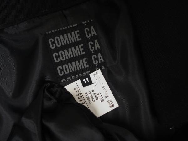 **COMME CA Comme Ca ** дизайн черный жакет 11