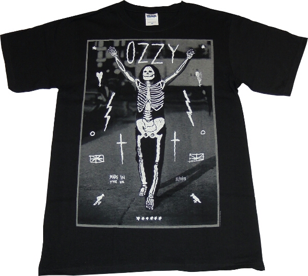 正規品Δ送料無料 Ozzy Osbourne Skeleton Tシャツ(M)_画像1