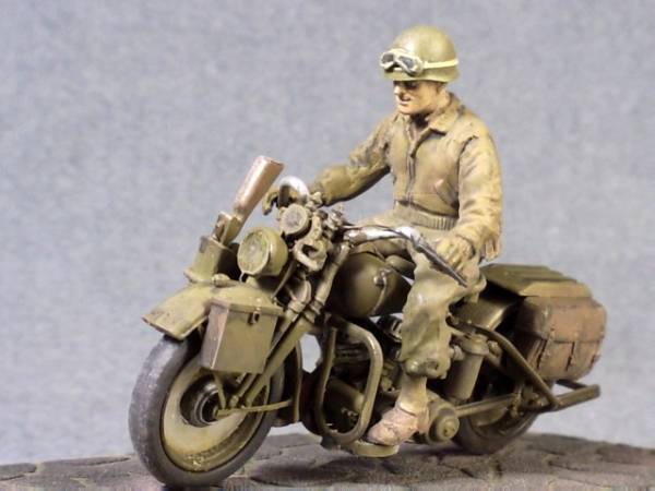 ハーレーダビッドソン　1/35完成品　タミヤ_画像1