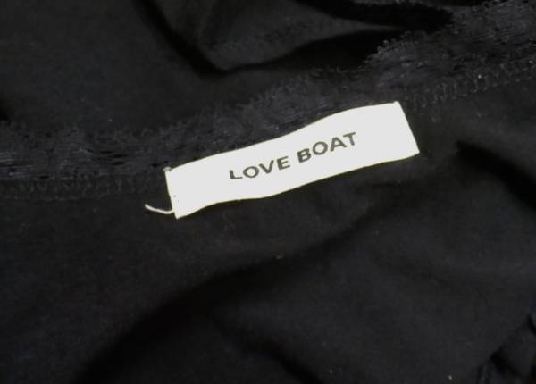 【10733】 LOVE　BOAT　黒　(ベスト)_画像3