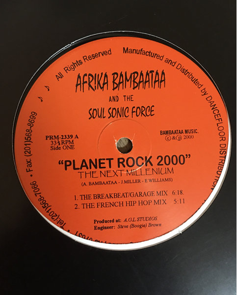 【AFRIKA BAMBAATAA “PLANET ROCK 2000”】希少盤_画像2