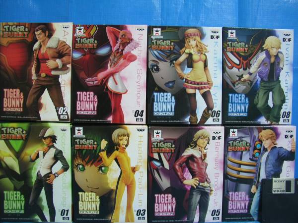 [送料無料] TIGER & BUNNY DX フィギュア 全8種セット_画像1