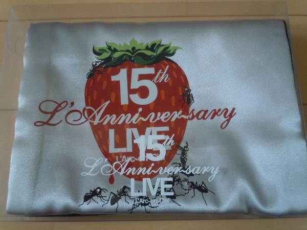 〈希少〉未使用(未開封)/ラルクアンシエル15周年記念マフラー/hyde/ハイド/X JAPAN/ヨシキ/可愛い/オシャレ/コレクション/ファッション