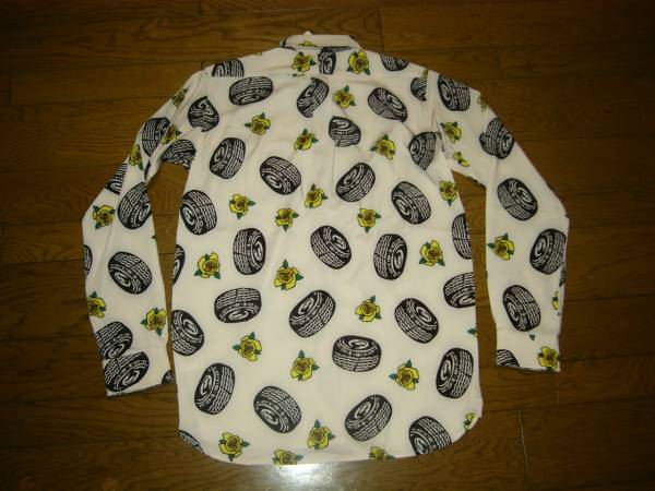 新品 JOYRICH ジョイリッチ 長袖シャツ S タイヤ花柄
