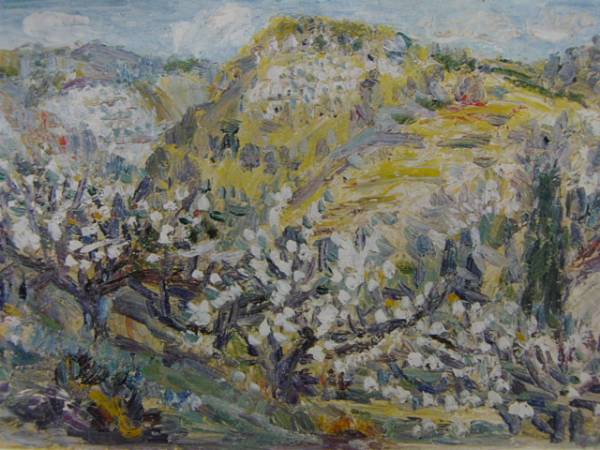 小林 和作、「春の山」、希少画集・額装画、日本製・新品額縁にて額装致します Yahoo!オークション - 小林 和作 春の山 希少画集画より 新品額装付