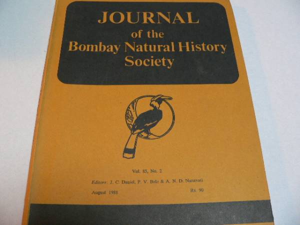 Journal Bombay Natural History Society(インド)昆虫・植物 Journal Bombay Natural History Society(インド)昆虫・植物
