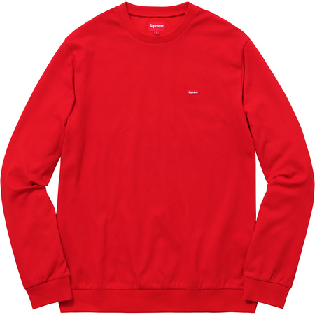 即決 supreme small box pique crewneck red_画像1