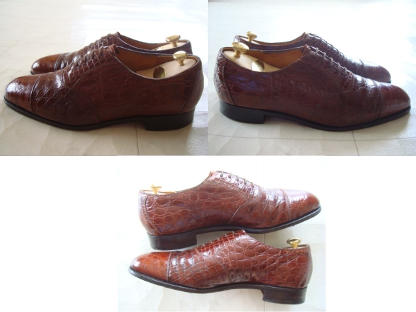 EDWARD GREEN イングランド制クロコ チェルシー size7,5 靴
