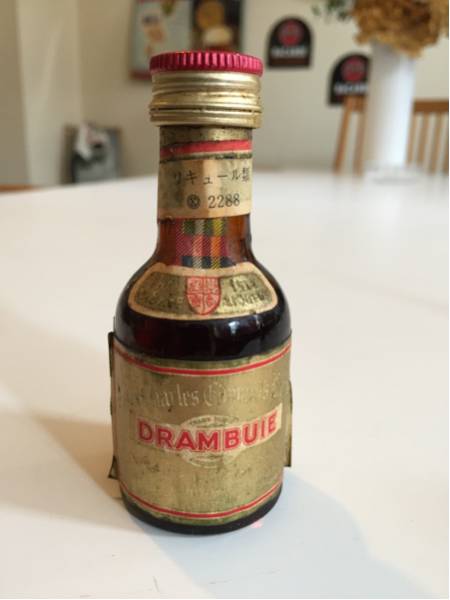 DRAMBUIE liqueur unopened Vintage Mini bottle old sake 