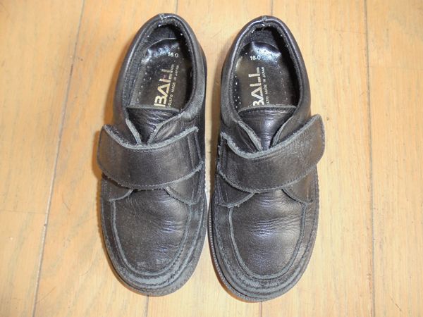 MYBALL★履き易い黒のフォーマル革靴、お受験お教室★16㎝EE_画像1