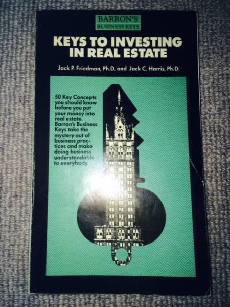 Barron's Keys to Investing in Real Estate 英語　中古良書！_実物画像です。