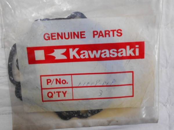 kawasaki H1 500 シリンダーベースパッキン 新品 3個_画像1