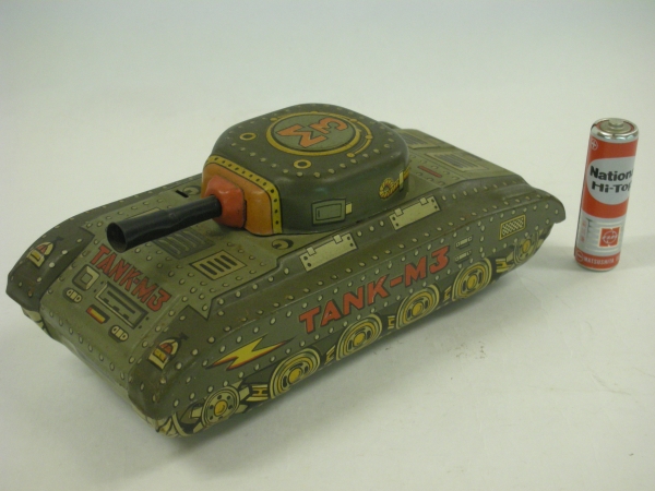 １９５0年代 ブリキ M３ タンク 戦車 約15cm おもちゃ
