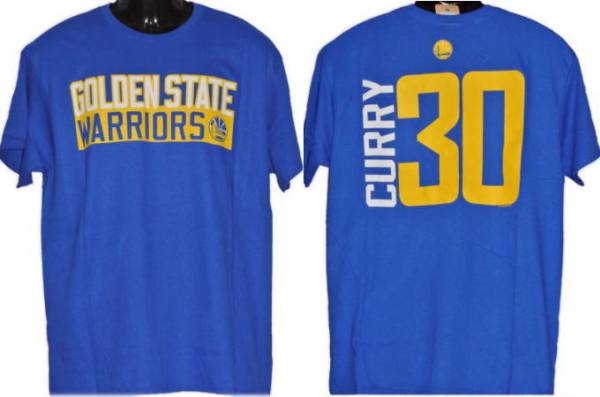 新品即決 ＮＢＡカリー ウォリアーズネーム＆ナンバーＴシャツ 値引き