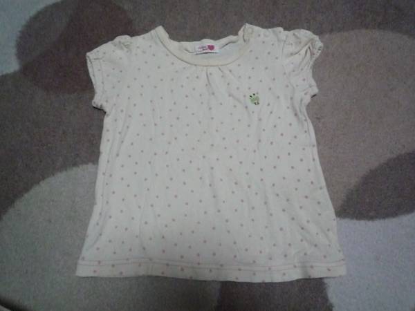 ★90㎝★ティーンカーベル★ドット柄Tシャツ