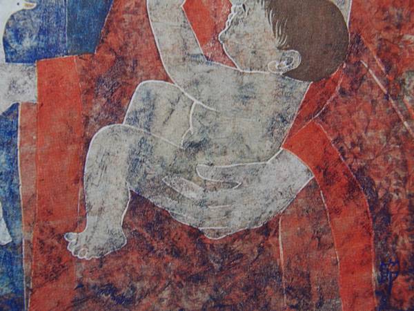 Yahoo!オークション - 三橋節子 鬼子母神 希少な額装用画集画