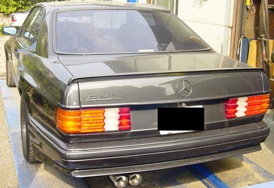 □W126 ＡＭＧ 6.0 ハーマン用　リヤマフラー □