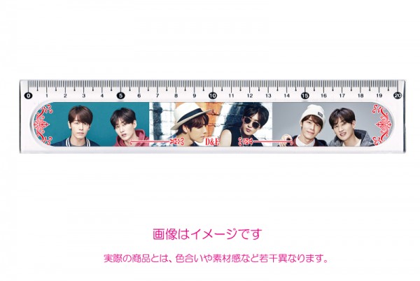 SUPER JUNIOR ウニョク ドンヘ 写真付き定規 20cm 001_画像1