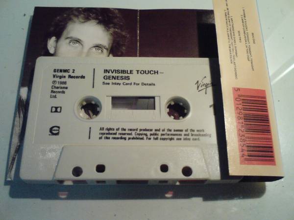 Genesis Invisible Touch GENESIS cassette 