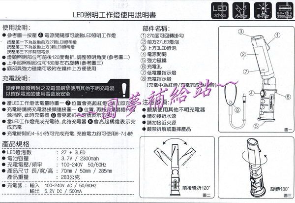 １着でも送料無料】 LED作業用照明 台湾製LED ach7oqtuvBHIPQU0-22710 