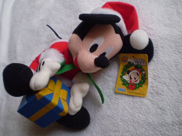 ディズニー　ミッキーマウス　サンタ　ぬいぐるみ　プレゼント_画像2