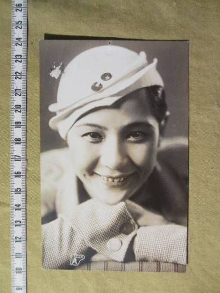 戦前1930年代 ”SSK 松竹少女歌劇 水の江瀧子さん” 古絵葉書_画像1