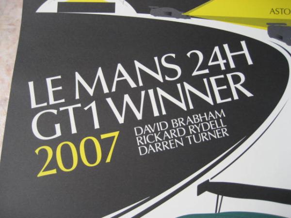  Aston Martin * Le Mans * poster *DBS*DB5*007