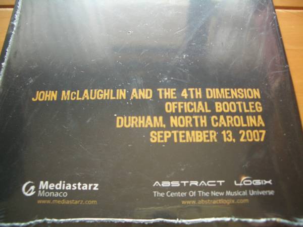 John McLaughlin ジョン マクラフリン Official Bootleg Live CD 新品_画像2