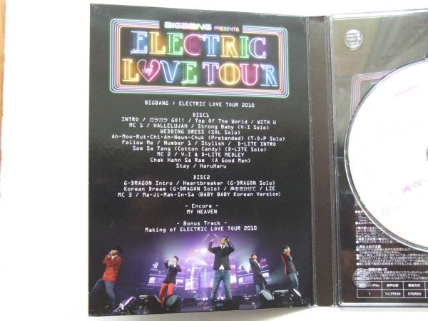 ELECTRIC LOVE TOUR 2010 DVD