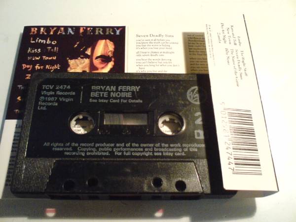 Bryan Ferry Bete Noire Brian Ferrie кассета 