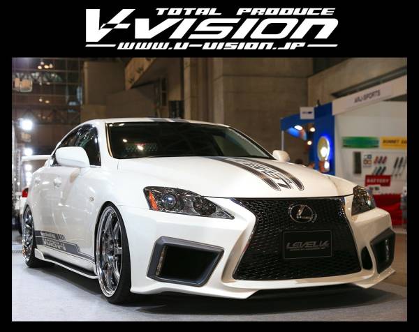 ブイヴィジョン?LEXUS レクサス IS250／ IS350?フロントバンパースポイラー エアロ／LV