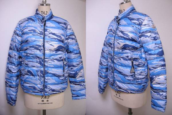 キッズ14Aサイズ(大人男性0/女性1-2相當(dāng))新品本物/モンクレールACORUSダウンジャケット/ライトダウンジャケット/カモフラ迷彩MONCLERメンズ